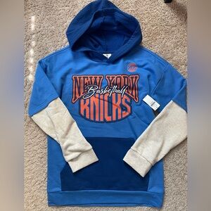NWT Boys NBA New York NY Knicks Hoodie Sweatshirt